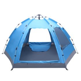 3-4 Person Automatic Family Tent Instant Pop Up Waterproof for Camping Hiking Travel Outdoor Activities