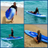 Inflatable Stand Up Paddle Board with Paddleboard Accessories;  Ultra-Light;  Durable;  Yoga SUP Great for Adults Kids Pets;  Family Friendly