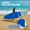 Inflatable Stand Up Paddle Board with Paddleboard Accessories;  Ultra-Light;  Durable;  Yoga SUP Great for Adults Kids Pets;  Family Friendly