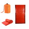 Outdoor Life Emergency Sleeping Bag; Warm Waterproof Mylar First Aid Camping Survival Gear