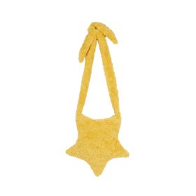 Fashion Cross Shoulder Star Bag (Color: Yellow)