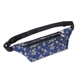 Flower Print Waist Bags Women Sports Running Fanny Pack With Double Zippers (Option: NO.2)