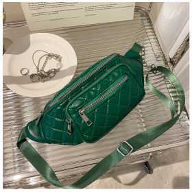 Simple Sense His Chest Bag Shoulder (Color: Green)