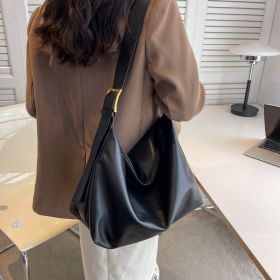 Fashion Autumn Fashion Shoulder Bag Versatile (Color: Black)