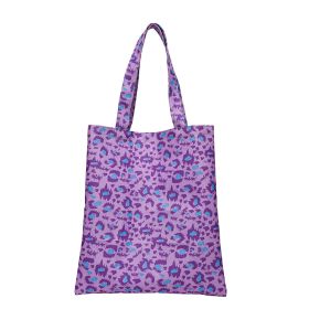 Fashion Creative Leopard Print Tote Bag (Option: Purple-34x38x1cm)