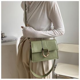 Women's One-shoulder Cross-body Tote Bag (Option: Green-Uniform code)