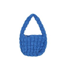 Cloud Bag Portable Down With Large Capacity And Fashion (Color: Blue)