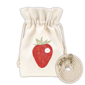 Versatile Cross Body Bucket Sail Bag (Option: Strawberry)