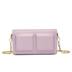 Women's Unique Design Small Chocolate Bag (Color: Purple)