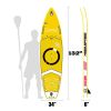 Inflatable Stand Up Paddle Board with Premium iSUP Bundle Accessory Pack, Durable, Lightweight with Stable Wide Stance - SUP for All Skill Levels