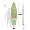 Inflatable Stand Up Paddle Board with Premium iSUP Bundle Accessory Pack, Durable, Lightweight with Stable Wide Stance - SUP for All Skill Levels