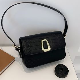 WomenWinter Trends Handbags And Purses The Latest Fashion Crossbody Bag (Color: Black)