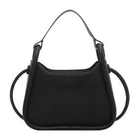 Single Shoulder Bag Cross Shoulder For Women (Color: Black)