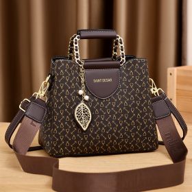 Women's Vintage Fashion Print Handbag (Option: Arrow-24x20cm)